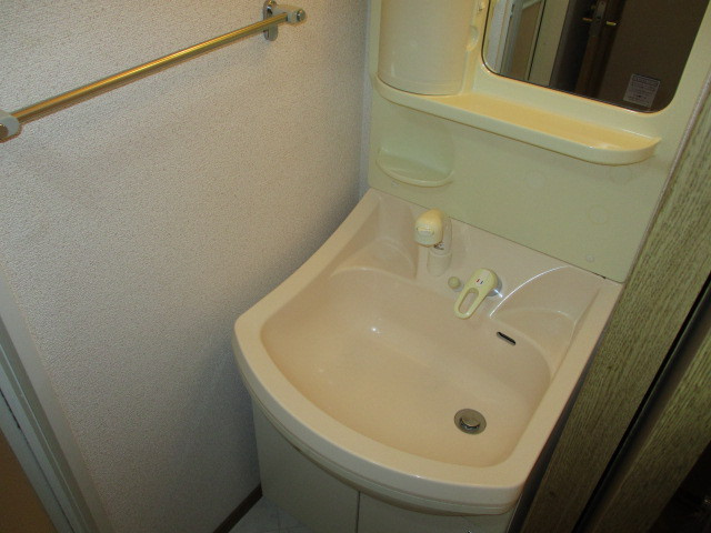 笑光マンションの洗面所