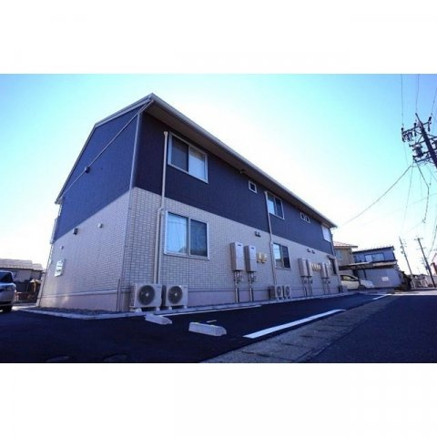 岐阜市領下のアパートの外観