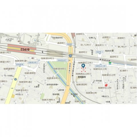 加納西広江町駐車場の外観