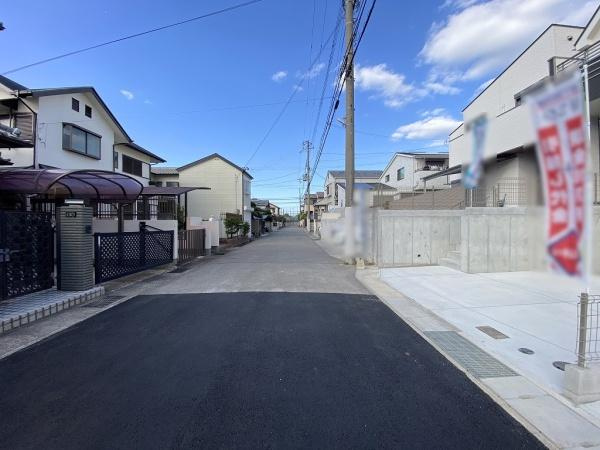【前面道路含む現地写真】 | 垂水区桃山台3丁目　新築戸建1号棟