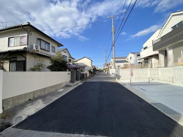 【前面道路含む現地写真】 | 垂水区桃山台3丁目　新築戸建2号棟