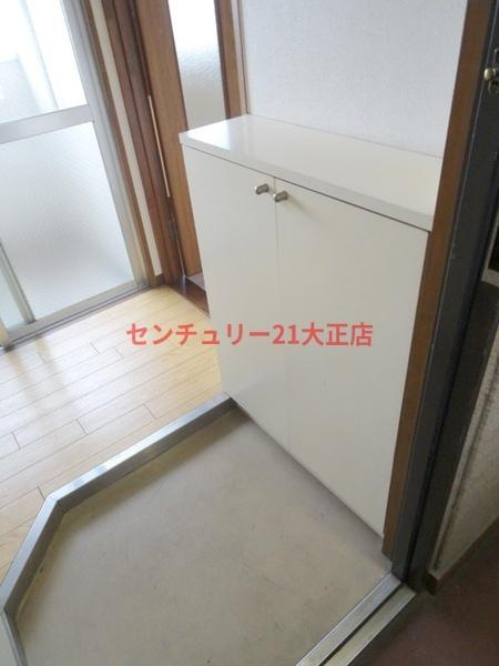 マンション雅の玄関