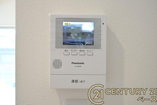 桜井市芝 ２号地／一戸建の内装|■現地撮影写真■ＴＶモニター付きインターホンで防犯対策もバッチリ！来客も一目でわかり安心です！