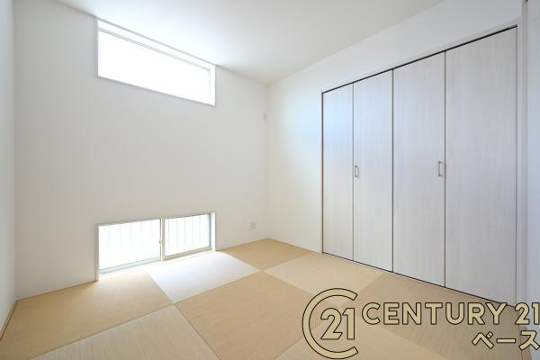 桜井市芝 ２号地／一戸建の和室|■現地撮影写真■ほっこり落ち着ける和室！客間としてもご利用いただけます！