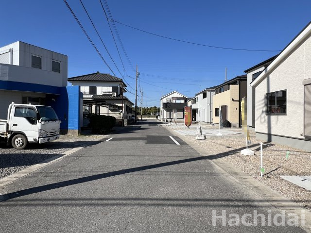碧南市権現町第2　新築一戸建の前面道路含む現地写真