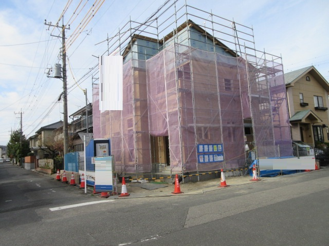 【仲介手数料無料】新築戸建　嵐山町志賀274-41（全1棟）の前面道路含む現地写真