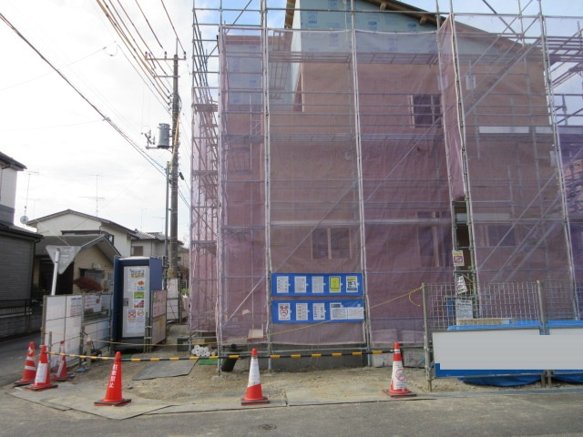 【仲介手数料無料】新築戸建　嵐山町志賀274-41（全1棟）の前面道路含む現地写真