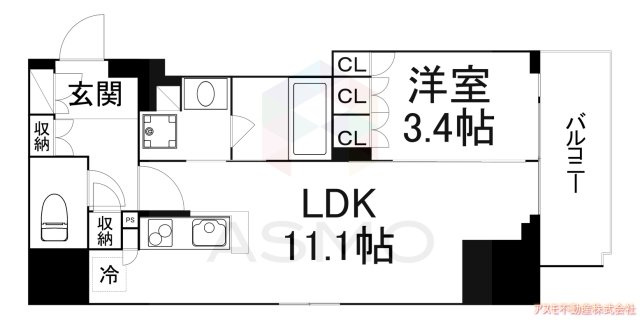 【間取り】 | アーバネックス四ツ橋