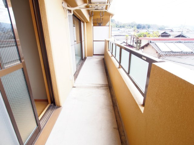 クレール安芸のバルコニー