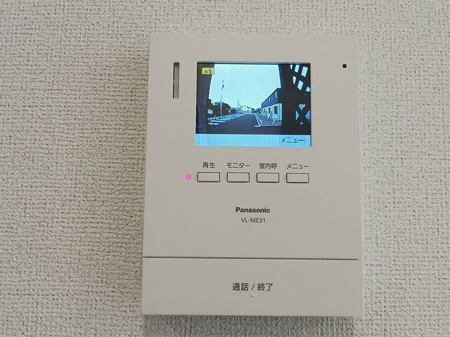 ミースⅠのセキュリティ|来訪者の顔が見えるモニターホン付き