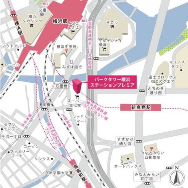 パークタワー横浜ステーションプレミアの地図