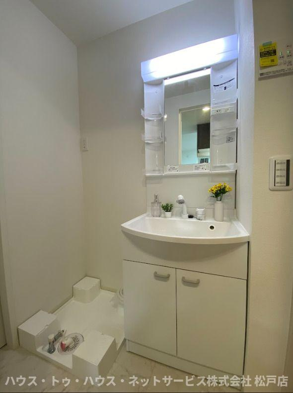 KEIAI RESIDENCE 新松戸Ⅱの洗面所