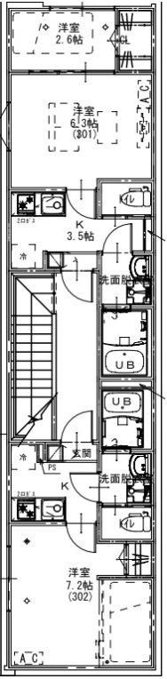 KEIAI RESIDENCE 新松戸Ⅰの間取り