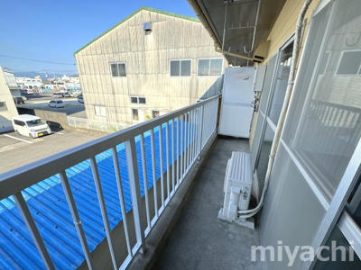 【バルコニー】 | ハイツ阿部Ⅱ