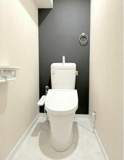 【中古マンション】リラティブ川越のトイレ|シンプルなトイレスペース！水回りが新品だと気持ち良いですね！