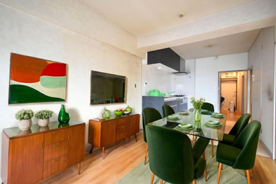 【居間・リビング】 | サンビュー大和 | ※家具はAIで作成したイメージです。