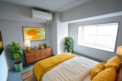 【洋室】 | サンビュー大和 | ※家具はAIで作成したイメージです。