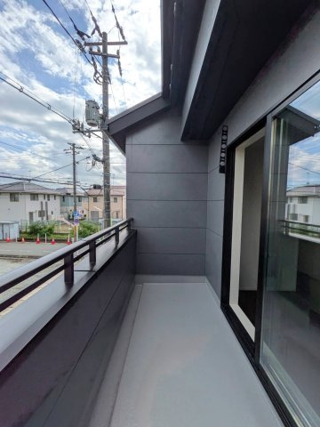 岡山市南区福島2丁目  1期③号棟のバルコニー|◆2階南側バルコニーの様子です。