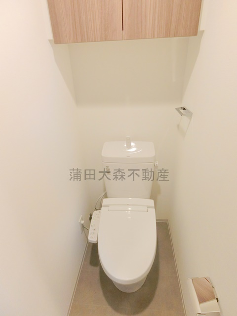 Augusta　Residence大森（オーガスタレジデンス）のトイレ|温水洗浄便座付きのトイレ　