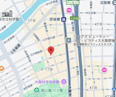 アーデン江戸堀の地図