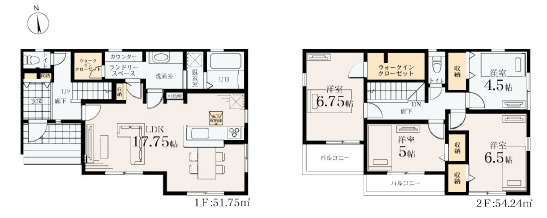 茅ヶ崎市松林2丁目第2　新築戸建　全10棟1号棟の外観