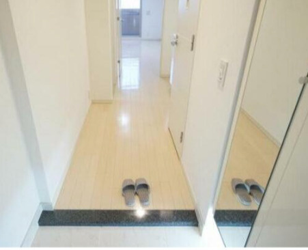 クラウンハイム北心斎橋フラワーコートの玄関