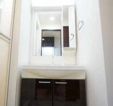 クラウンハイム北心斎橋フラワーコートの独立洗面台