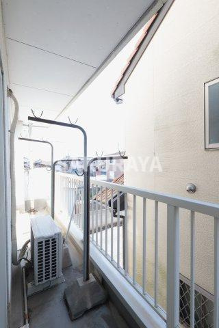 コーポみなみのバルコニー|2025年12月撮影。