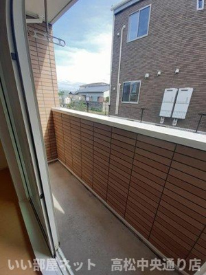 【バルコニー】 | グランベルジュ高松Ｂ
