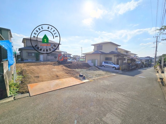 菊池郡大津町大字大林第1-1棟(1号棟)の前面道路含む現地写真|見学の時間などお気軽にお問い合わせ下さい。