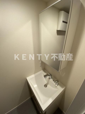 【洗面所】 | ガリシア下丸子リバーサイド | スペースが確保できる洗面所です