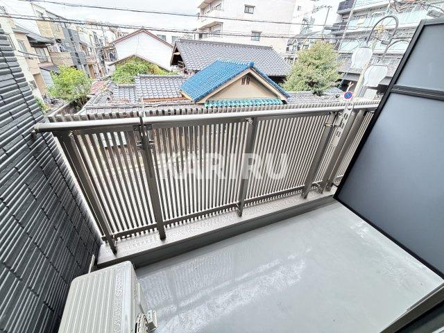 ウェルスクエア都島中通のバルコニー