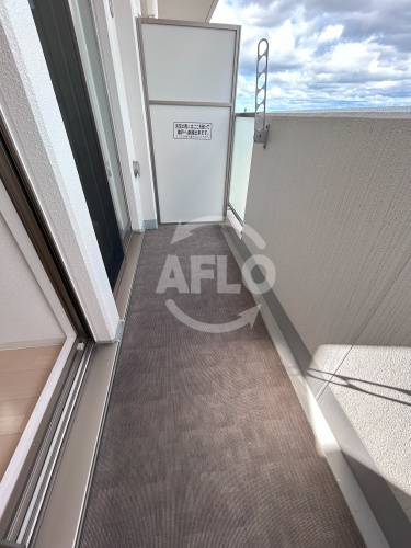 ZioⅧ清水丘のバルコニー|ZioⅧ清水丘　バルコニー