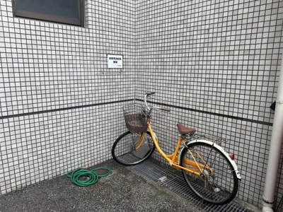 【駐輪場】 | フィオーレ帝塚山 | 来客用自転車置場ありますよ！来客時にも安心ですよ♪