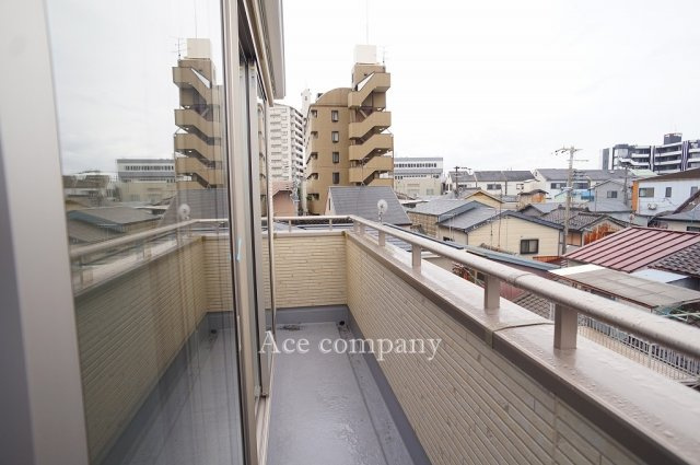 【バルコニー】 | 平野区加美鞍作3丁目　【2号棟/全4棟】 | 3階、西向きのバルコニーです☆