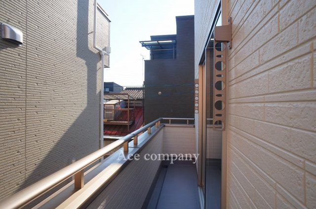 【バルコニー】 | 平野区加美鞍作3丁目　【3号棟/全4棟】 | バルコニー3か所にあり☆こちらは2階、リビングに面した南向きのバルコニーです☆