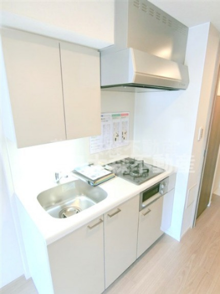 レジディア蒲田プレイスのキッチン|2口ガスグリル付システムキッチン