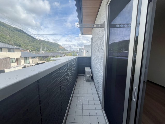 クラシア蟹原のバルコニー