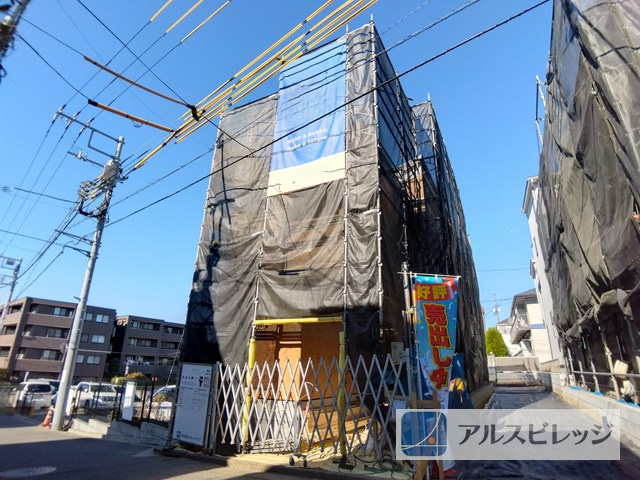 新築/練馬区羽沢214(3)　全３棟の外観パース|外観パースです