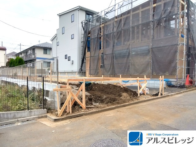 新築/練馬区羽沢214(3)　全３棟の外観|閑静な住宅街にございます