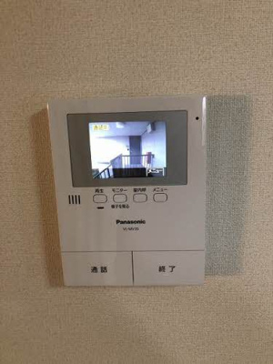【セキュリティ】 | メゾン築山B | モニタ付インターホン