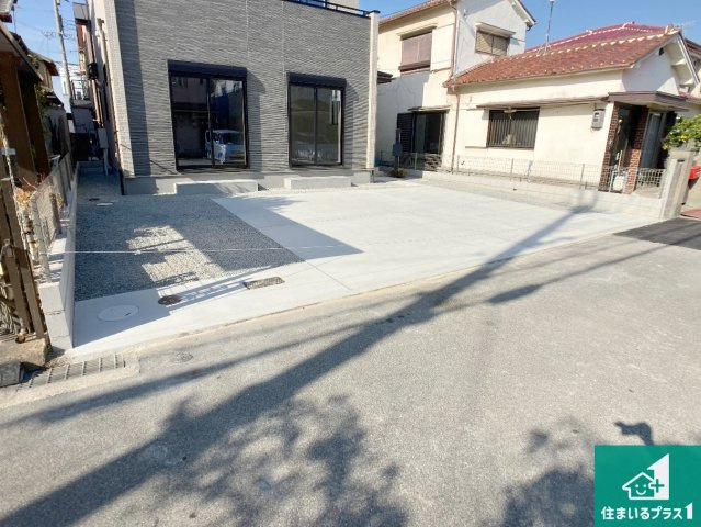 明石市沢野　新築一戸建ての駐車場|駐車スペース！散水栓があるので、こまめに愛車を洗えます！