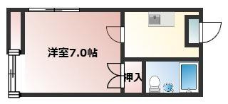 ラフォーレF2の間取り