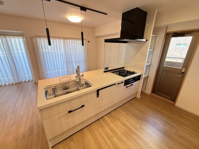 ラドーニ則武天空の館のキッチン|お料理しやすいキッチンです