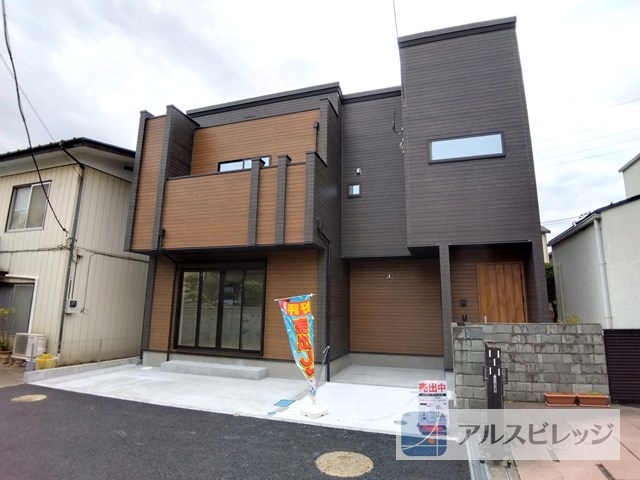 新築/草加市吉町2丁目の外観パース|外観の閑静イメージパースです