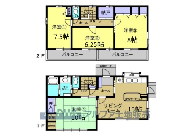 ~羽村羽西~Remodeled Homeの間取り|【Floor plan】
◆採光と風◆家事導線も比較的良好で、2面採光と風通しの良さで過ごしやすい麗(うら)らかな気分にさせてくれるリビングダイニングルーム