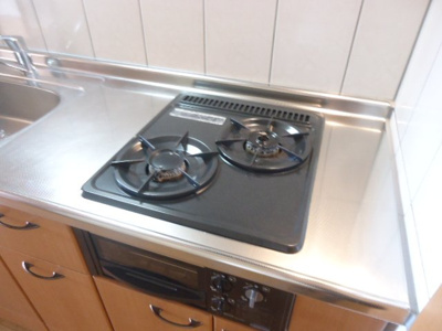 【キッチン】 | コート　アベニュー | ２口ガスコンロ