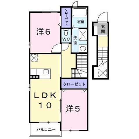 ブルー　アイランドの間取り