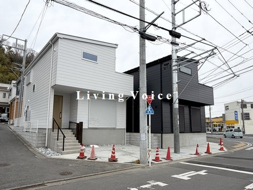 【外観】 | 【仲介手数料０円】藤沢市大庭6期　新築一戸建て　全2棟 | 全体【仲介手数料０円】藤沢市大庭6期　新築一戸建て　全2棟