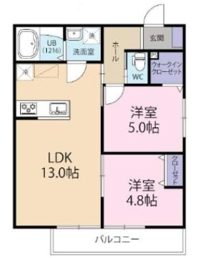 リアライズ箕岡の間取り